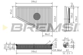 BREMSI FA1698 - FILTER