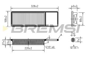 BREMSI FA1705 - FILTER
