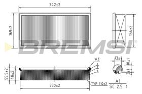 BREMSI FA2001 - FILTER