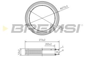 BREMSI FA2003 - FILTER