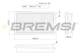 BREMSI FA2023 - FILTER