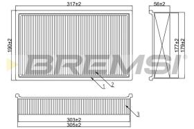 BREMSI FA2042 - FILTER