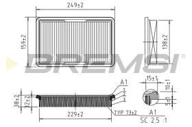 BREMSI FA2054 - FILTER