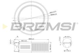BREMSI FA2072 - FILTER