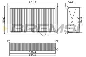 BREMSI FA2099 - FILTER