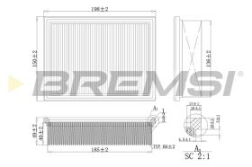 BREMSI FA2110 - FILTER