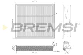 BREMSI FA2122 - AIR FILTER BMW