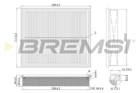 BREMSI FA2128 - FILTER