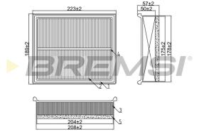 BREMSI FA2179 - FILTER
