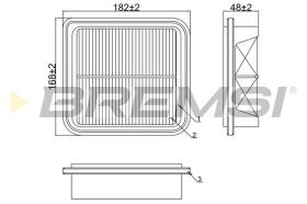 BREMSI FA2204 - FILTER