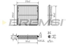 BREMSI FA2238 - FILTER