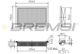 BREMSI FA2290 - FILTER