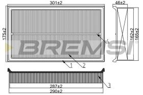 BREMSI FA2297 - FILTER