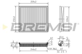BREMSI FA2325 - FILTER