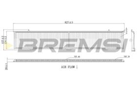 BREMSI FC0085A - CABIN FILTER BMW, ALPINA
