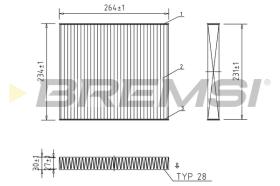 BREMSI FC0107C - FILTER