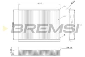 BREMSI FC0168C - FILTER