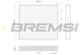 BREMSI FC0177C - CABIN FILTER VW, AUDI, MAN, SKODA