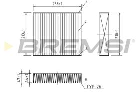 BREMSI FC0401C - FILTER