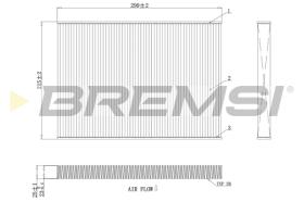 BREMSI FC0412C - CABIN FILTER ALFA ROMEO
