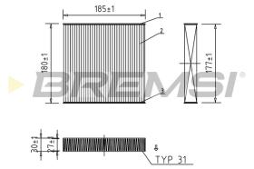 BREMSI FC0427 - FILTER