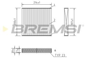 BREMSI FC0434C - FILTER