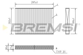 BREMSI FC0484C - FILTER