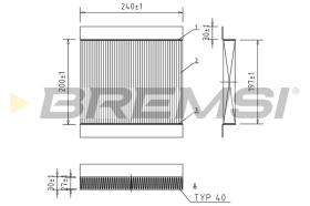 BREMSI FC0854 - FILTER