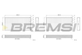 BREMSI FC0859 - CABIN FILTER RENAULT