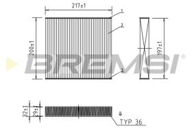 BREMSI FC0874 - FILTER