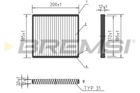 BREMSI FC0894 - FILTER