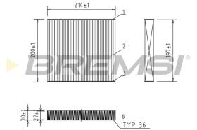 BREMSI FC0905 - FILTER