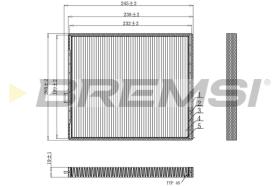 BREMSI FC0916 - FILTER