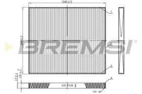 BREMSI FC0921 - FILTER