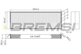 BREMSI FC0925 - FILTER