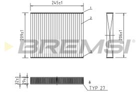 BREMSI FC0931C - FILTER
