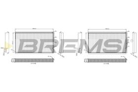 BREMSI FC0950A - CABIN FILTER BMW, ALPINA
