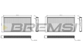 BREMSI FC0950C - CABIN FILTER BMW, ALPINA