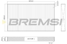BREMSI FC0954C - FILTER