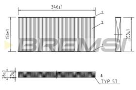 BREMSI FC0956 - FILTER