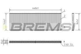 BREMSI FC0967 - FILTER