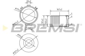 BREMSI FC0983 - CABIN FILTER VW