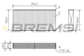 BREMSI FC0997C - FILTER
