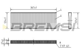 BREMSI FC1339 - FILTER