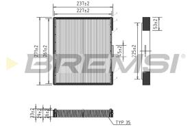 BREMSI FC1527 - FILTER