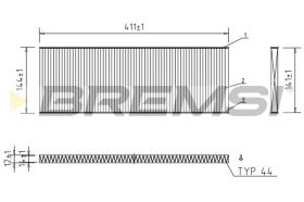 BREMSI FC1532C - FILTER