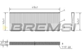 BREMSI FC1545 - FILTER