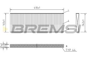 BREMSI FC1545C - FILTER