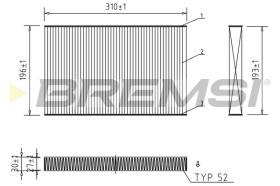 BREMSI FC1549 - FILTER