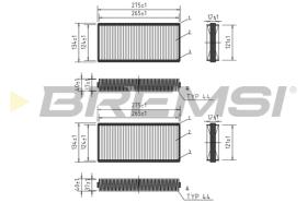 BREMSI FC1551 - FILTER